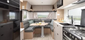 Jayco Silverline caravan interior view